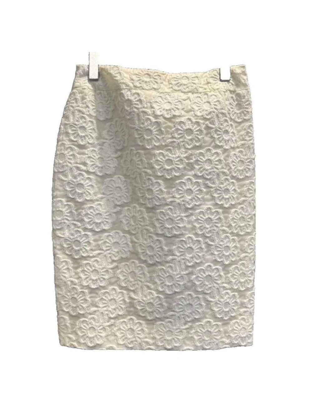 Chanel Skirt Tight Knee Length 38 White